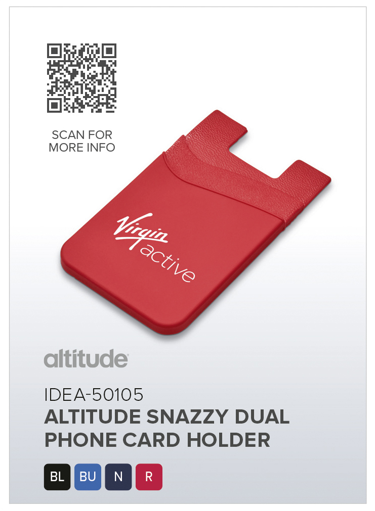 Altitude Snazzy Dual Phone Card Holder